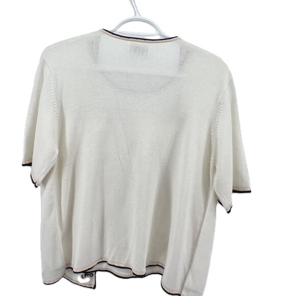 🌺KORET Size M Faux Cami Top with short sleeve Cardigan with Embroidered Detail - Picture 6 of 10